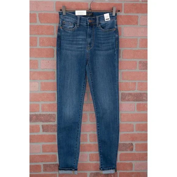 Judy Blue Skinny Jeans w/ Optional Cuff - Picture 7 of 15